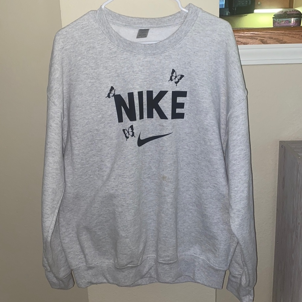 Custom Nike Butterfly Sweatshirt
